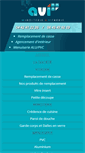 Mobile Screenshot of miroiterie-avi.com